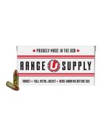 Underwood Ammo Range Supply 9mm Luger Handgun Ammo - 124 Grain | FMJ | 50rd box