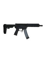 FACTORY BLEM - Wraithworks WARSCORP9 Side-charging AR Pistol - Black | 9mm | 8.5" Barrel | 7" M-LOK Rail | SBA3 Brace | Accepts Scorpion Mags | BLEMISHED, sold As-Is NO RETURNS