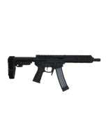 Wraithworks WARSCORP9 Side-charging AR Pistol - Black | 9mm | 8.5" Barrel | 7" M-LOK Rail | SBA3 Brace | Accepts Scorpion Mags