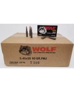 Wolf Steel Case 5.45x39 Rifle Ammo- 60 Grain | FMJ | 1000rd Case