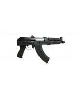 Zastava ZPAP92 AK-47 Pistol BULGED TRUNNION 1.5MM RECEIVER - Stained Wood Handguard | 7.62x39 | 10" Chrome Lined Barrel