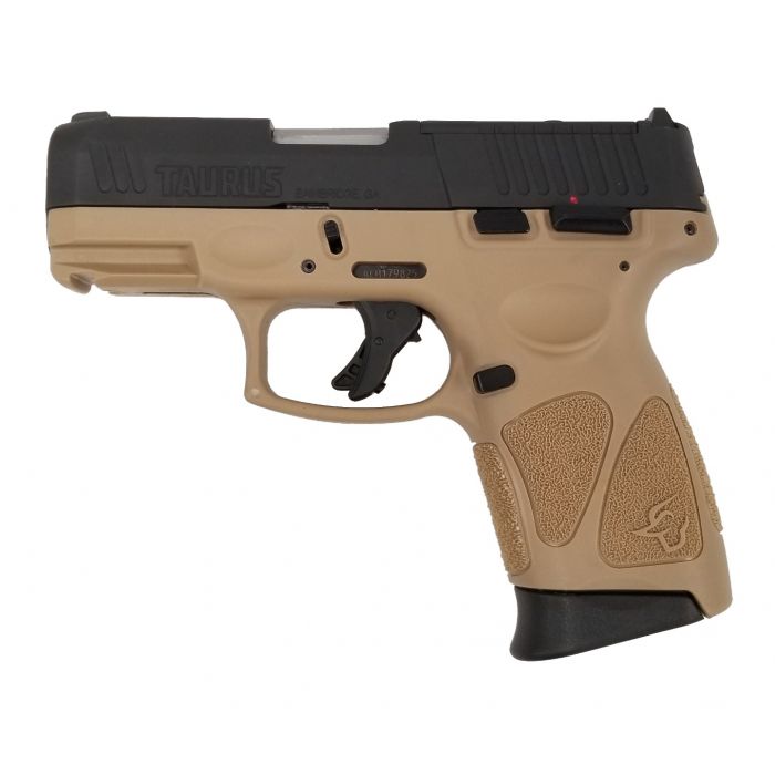 Taurus G3C T.O.R.O. Compact Pistol - Tan / Black | 9mm | 3.2" Barrel | 12rd 