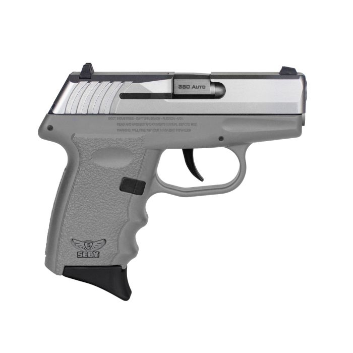 SCCY CPX-3 Sub-Compact Pistol - Stainless / Gray | .380 Auto | 3 ...