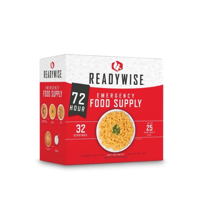 ReadyWise 72 Hour Emergency Food and Drink Supply - 32 Servings | 2nd ...