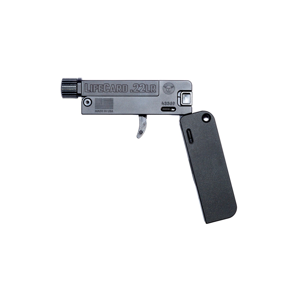 Trailblazer Firearms LC1-P-T Lifecard Pistol - Black | .22 LR 2.5" Threade-img-0