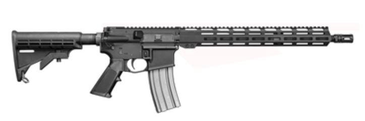 Del-Ton Sierra M2 316L Forged Aluminum AR15 Rifle - Black | 5.56NATO 16" L-img-1