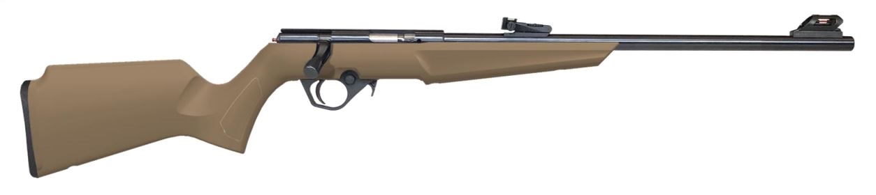 Rossi Compact Bolt Action Rimfire Rifle - Black / FDE | .22 LR 16.5" Barre-img-1