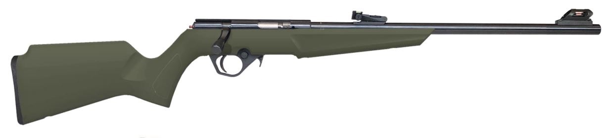 Rossi Compact Bolt Action Rimfire Rifle - Black / OD Green | .22 LR 16.5" -img-1