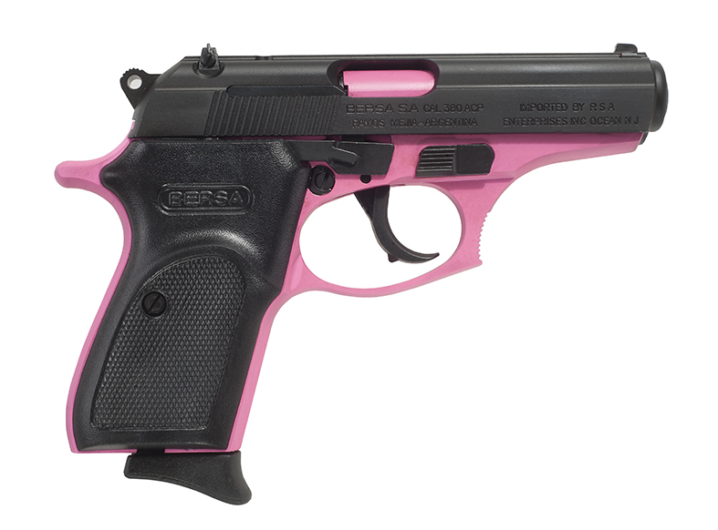 Bersa Thunder 380 Pistol - Black / Pink | .380 ACP 3.5" Barrel 8rd-img-1