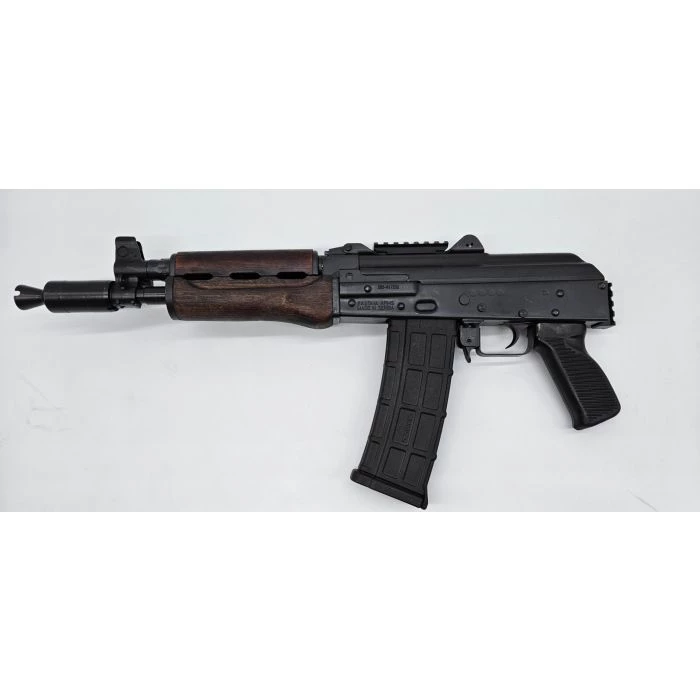 Zastava ZPAP85 Alpha AK-47 Pistol BULGED TRUNNION 1.5MM RECEIVER - Stained  Wood Handguard | 5.56NATO | 10