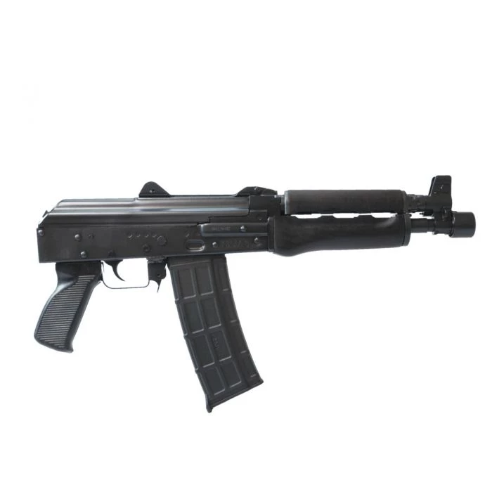 Zastava ZPAP85 AK-47 Pistol BULGED TRUNNION 1.5MM RECEIVER - Stained Wood  Handguard | 5.56NATO | 10